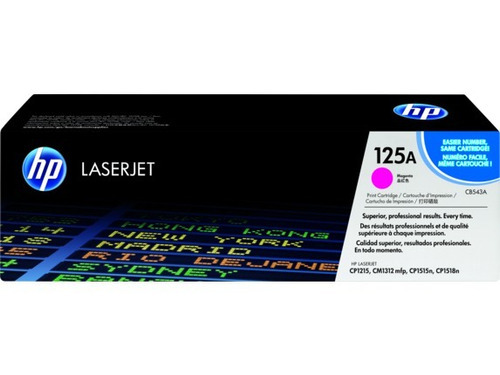 Toner Cb543a Cb543 Hp 125 Magenta Cp1215 Cm1312 1515 Cp1815 Color De La Tinta Magenta