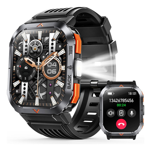 Smartwatch 2.02  Hombre 3atm Impermeable Llamada Bluetooth