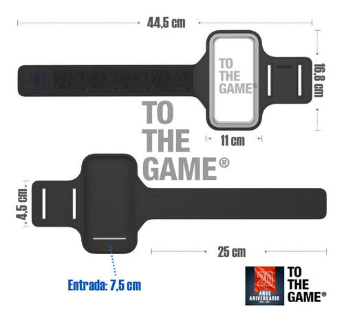 Imagen 3 de 8 de Brazalete Deportivo Correr Running Porta Celular Neoprene