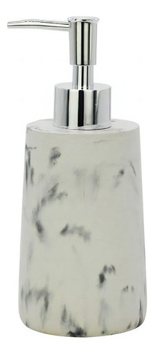 Dispenser Jabón Liquido/alcohol Resina Simil Carrara Mate Color Blanco