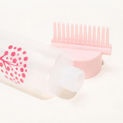 2 Aceite Para El Cabello, Cepillo Para Botella De Tinte Rosa