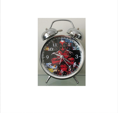Reloj Despertador Estilo Vintage Deadpool