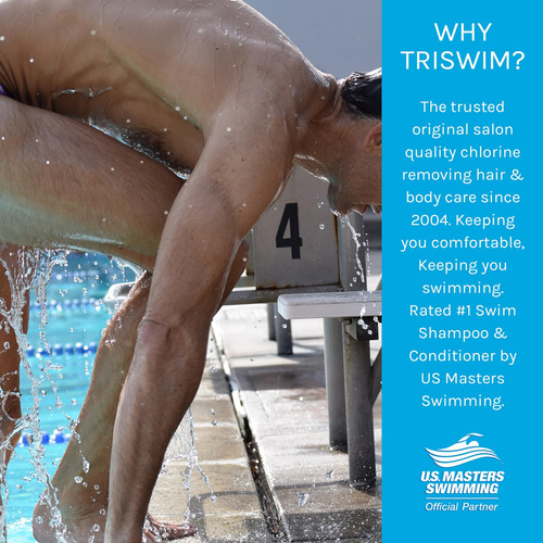 Pacote De Cuidados Capilares Triswim Com Shampoo E Condicion