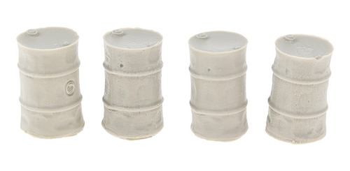 Imagen 2 de 6 de Set De 4 Tambores De Aceite (200 L, Resina)