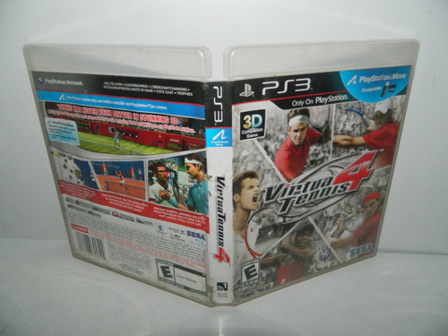 Virtua Tennis 4 Original Fisico - Midia Ps3 - Loja Fisica Rj (Usado)
