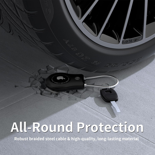 Airtag Secure Holder Flycoco Compatible Con Apple 4, Paquete