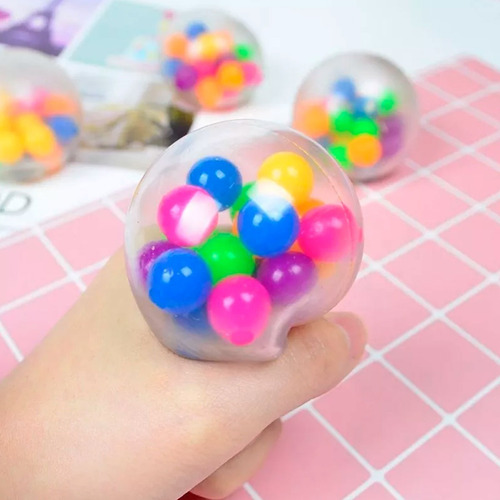 Imagen 3 de 5 de Stress Ball Globbe Squishy Pelota Antistress Varios Colores