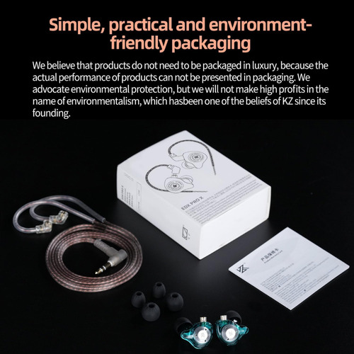 Auriculares Kz Edx Pro X Con Micrófono
