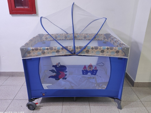 Imagen 1 de 3 de Corral Cuna Para Bebe Doble Altura
