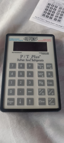 Antiga Calculadora P/ Refrigerante Du Pont Suva Refrigerants (Usado)