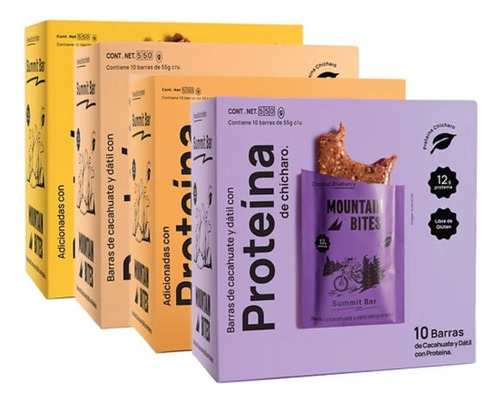 Mountain Bites Barras De Proteína, 40 Pack Multi Sabores