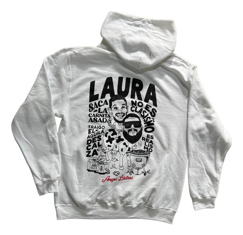 Hoodie Adrian Marcelo Hdl Laura Blanca Hermanos De Leche