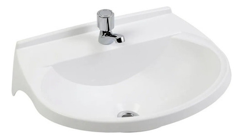 Ferrum Traful Lavatorio De 1 Agujero Blanco Lp050-b - Mm