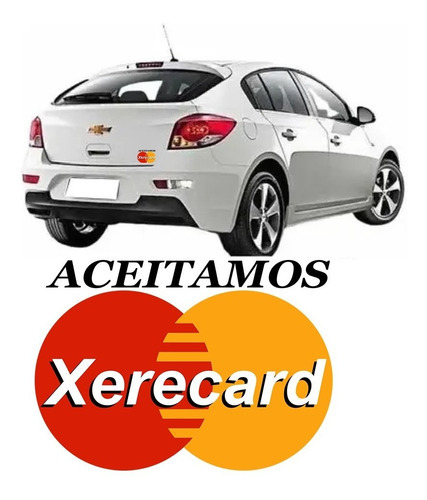 2 Adesivos Aceitamos Xerecard Mastercard 11x7cm