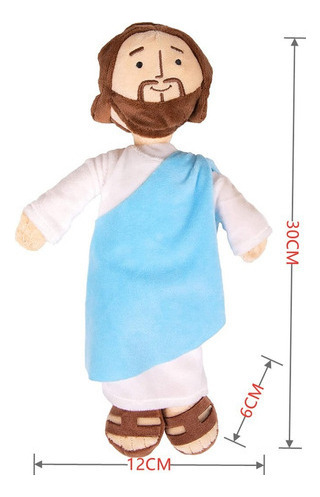 2 Piezas De Muñeco De Peluche De La Virgen María Jesús