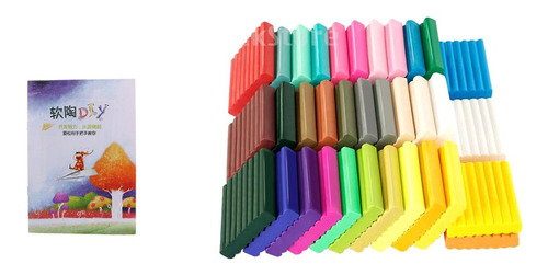 Imagen 1 de 6 de Arcilla De Polímero De Modelado De Bircolaje Multicolor