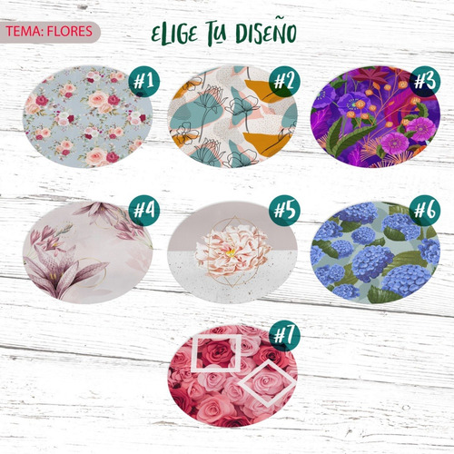 Mantelitos Individuales Para Mesa Redondos 20pz
