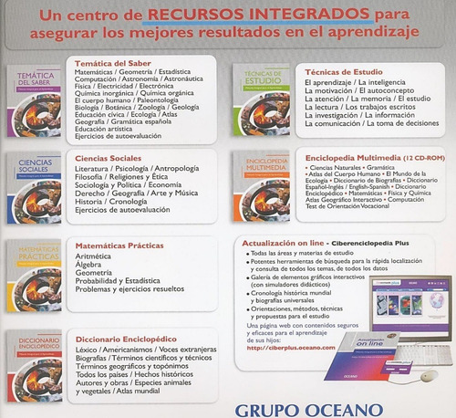 Enciclopedia Método Integral Para El Aprendizaje Oceano