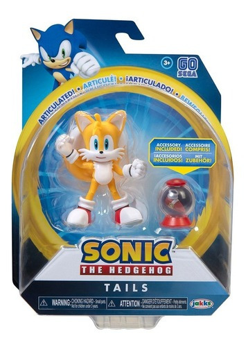 Sonic The Hedgehog Figura Tails Articulada Wave 2