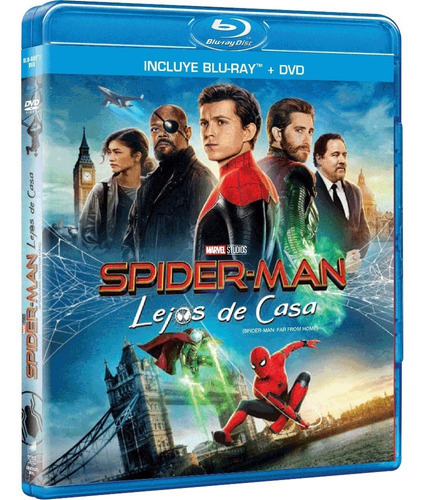 Spider-man Tom Holland Lejos De Casa Pelicula Blu-ray + Dvd