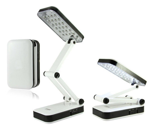 Lámpara De Escritorio Led Plegable Recargable Velador 