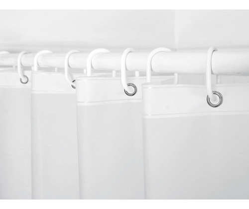 Forro Cortina Baño Transparente Con Iman 180 X 180 Cm