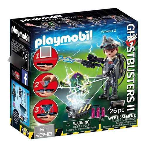 Playmobil Ghostbusters Ii Raymond Stantz Playmogram Figu Pmb