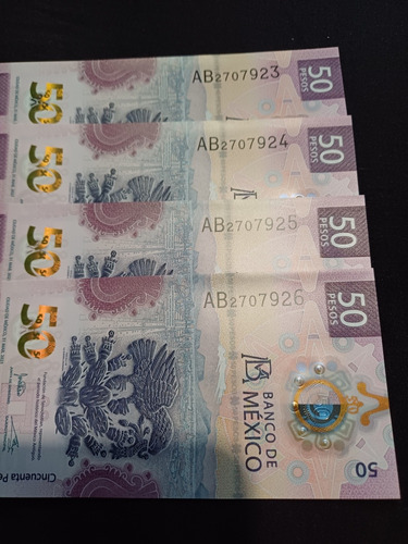 Billetes Del Ajolote En Serial Consecutivo 