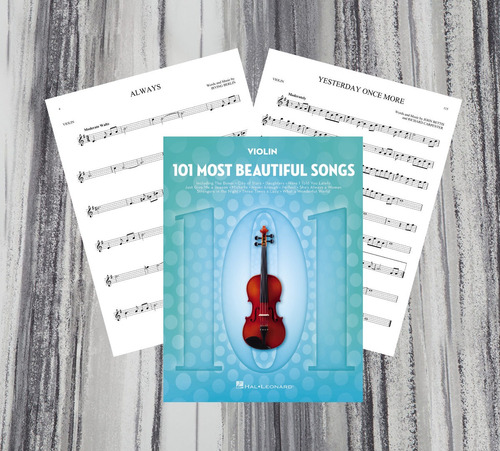 Partitura Violin 101 Most Beautiful Songs 2020 Digital 