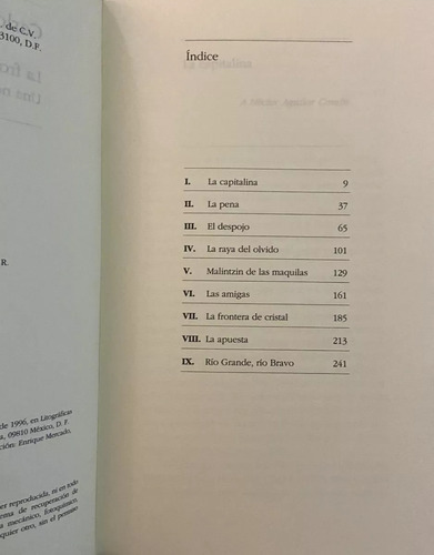 La Frontera De Cristal, Carlos Fuentes (Reacondicionado)
