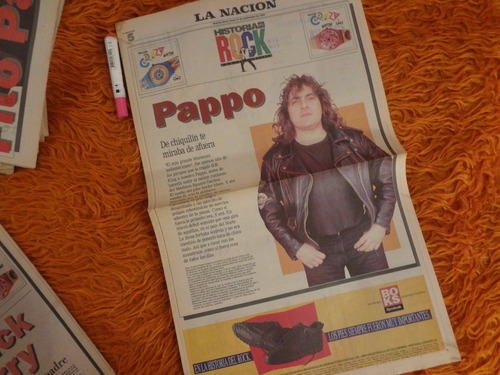 Suplemento La Nacion Rock 1993 Fito Paez