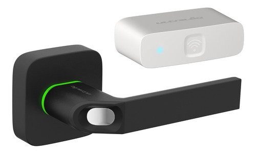 Cerradura Digital Ultraloq Ul1 Black + Bridge Huella Wi-fi