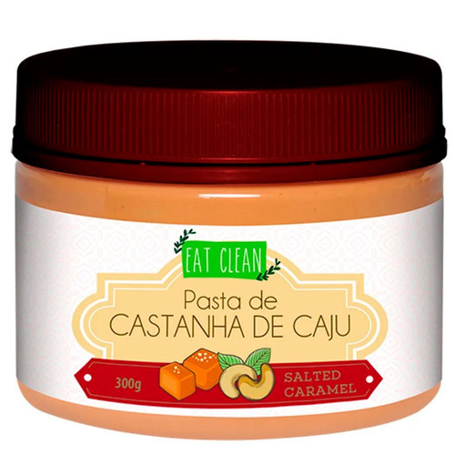 Pasta de Castanha de Caju Salted Caramel Vegano Eat Clean 300g