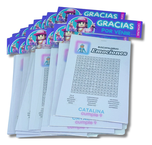 30 Sopas De Letras Roblox Nena Para Souvenir De Cumpleaños