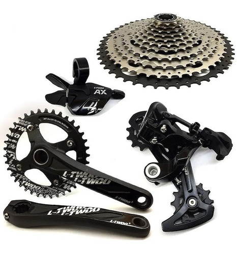 Grupo Transmisión Mtb Ltwoo Ax 1 X 11 Vel Compatible Shimano