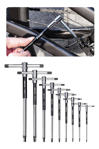 Kit De Herramientas De Reparación De Bicicletas Con Mango