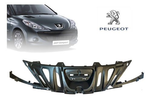 Refuerzo Superior De Parachoque Para Peugeot 207 Rejilla