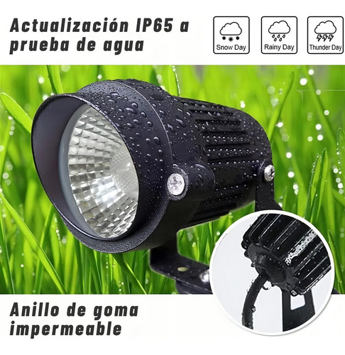 Lamparas Leds Para Jardin Luz Remoto 20 Modos Rgb 15w 2 Pzas