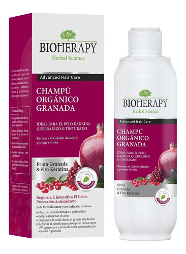 Bioherapy Shampoo Pomegranate Cab. Dañado 330ml