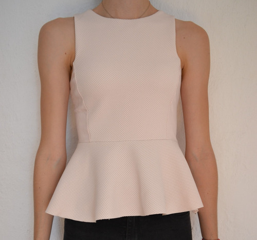 Blusa Sin Mangas Olán Rosa H&m Mujer