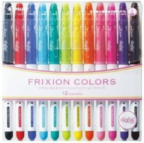 Pilot Frixion Colors - Marcador Borrable, Juego De 12 Color.