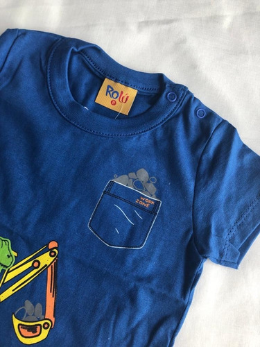 Imagem 3 de 5 de Conjunto Verão Menino Blusa+short - (1 Conjunto)