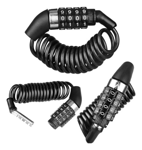 Candado Para Casco De Motocicleta Con Combinacion De Acero