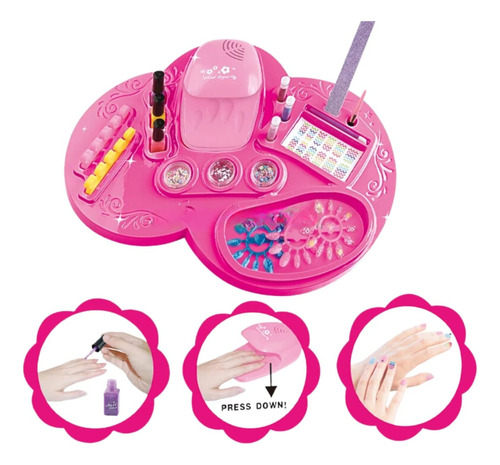 Estudio De Manicure Sparkle Glitter Especial Niñas