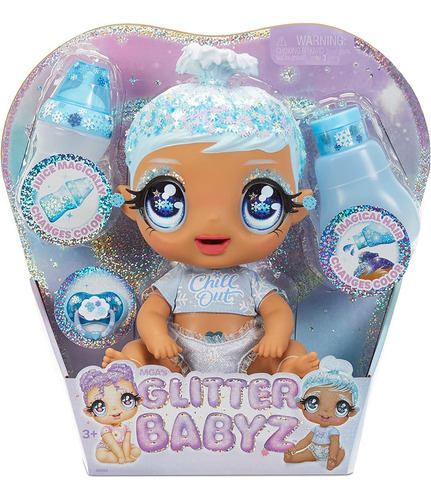 Mga39s Glitter Babyz January Snowflake Baby Doll Con 3 ...