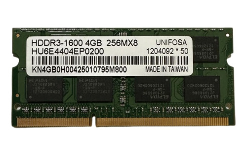 Memoria Ram Unifosa Hddr3-1600 4gb 256mx8 Hu6e4404ep0200