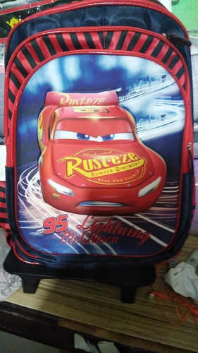 Mochilas De Toy Story Con Carrito Merenderas Y Cartuchera