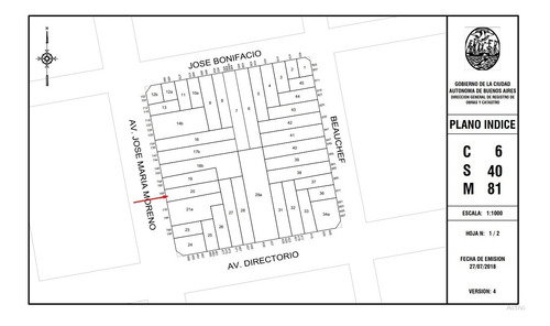 Imagen 2 de 4 de Terreno En Venta En Caballito