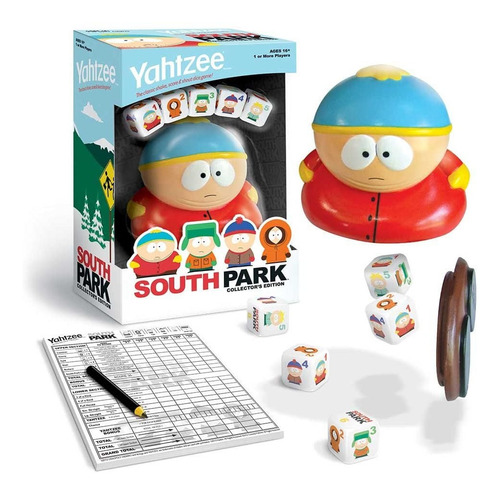 Juego De Dados De Cartman De South Park + Juguete Divertido