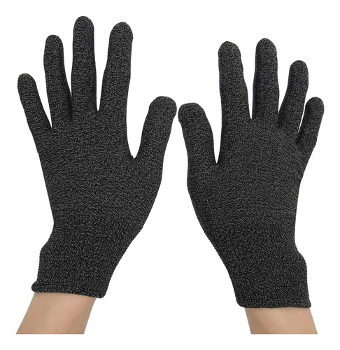 Guantes De Fibra Conductiva, 1 Par, Antiestáticos, Para Elim